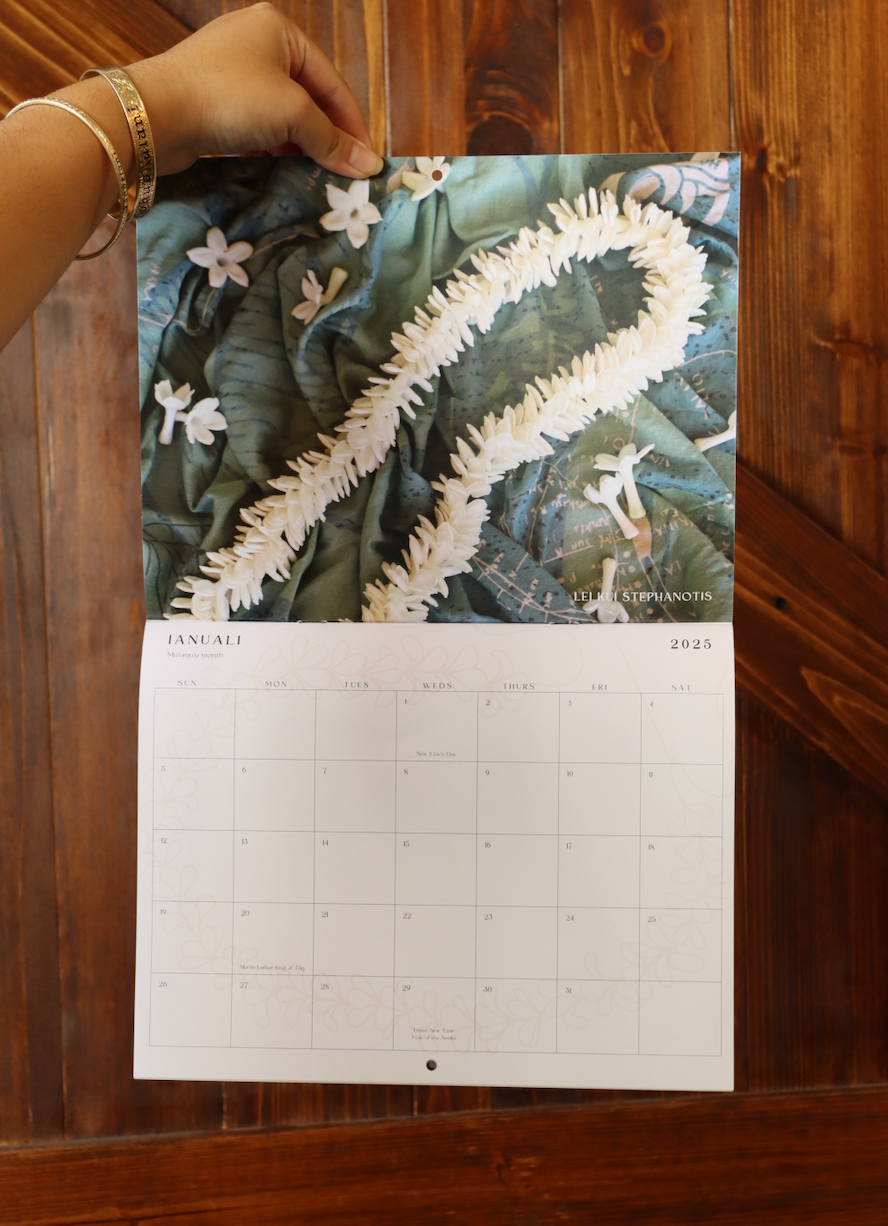 2025: A Year of Lei Making Calendar